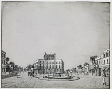 A.Alpago Novello, O.Cabiati, G.Ferrazza, Piano Regolatore della citta, scenografie urbane, 1931-33 (APAN), courtesy Walter Baricchi