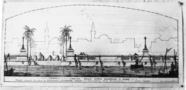 Armando Brasini, lungomare, 1922 (Archivio Brasini), courtesy Walter Baricchi