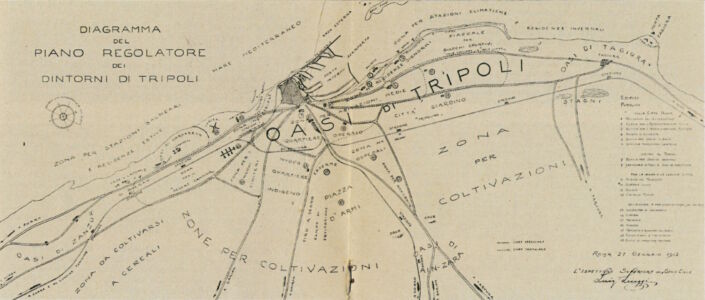 Luigi Luiggi, Piano Regolatore, 1912 (AMLP), courtesy Walter Baricchi