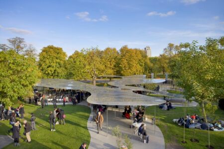Serpentine Gallery Pavilion 2009; Designed by Kazuyo Sejima and Ryue Nishizawa of SANAA; Photograph © 2009 Claire Byrne