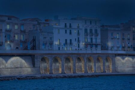 Cinta aragonesi - vista del percorso pedonale