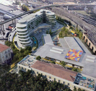 Rendering The Social Hub, progettista: Spaini Architetti Associati srl, concept: Matteo Fantoni