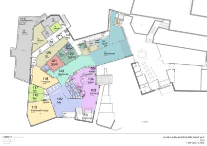 A-Konsultit Architects, Aalto2, pianta del piano terra