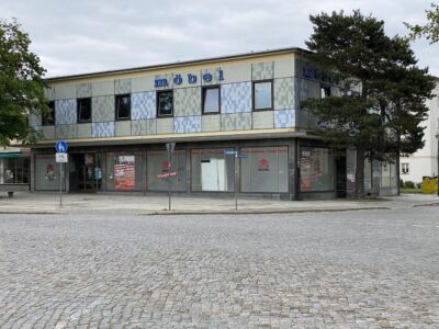 Magistrale, oggi Lindenallee, Möbelkaufhaus, 1960-61. Foto @ Francesca Petretto, maggio 2023