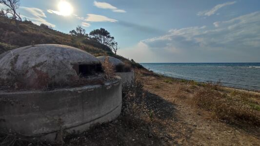 Bunker a Kepi i Rodonit in Albania