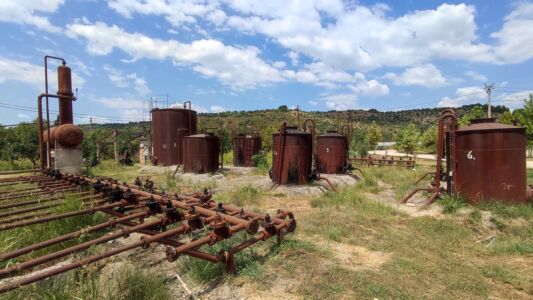 Pozzi di petrolio dell'Albania centrale