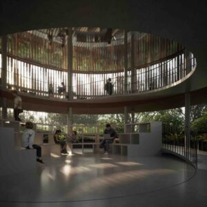 Studio SHAU, progetto per la microbiblioteca interreligiosa a Nusantara, Indonesia (in corso)