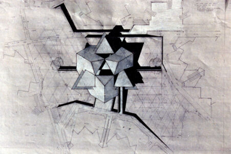 La sinagoga Ohel Joseph, Gerusalemme, Israele, 1975-77 (© Zvi Hecker)