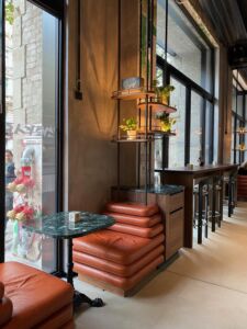 Dentro Fotografiska, partciolare elementi di arredo, caffé al piano terra. Foto Francesca Petretto