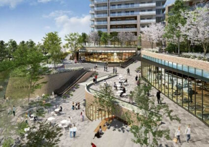 Akabanedai Gateway (© Urban Renaissance Agency | UR都市機構)