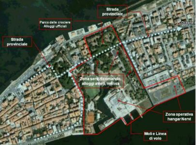 Schema idroscalo anni '40