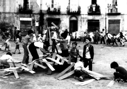 RiccardoDalisi, Laboratori a Napoli, anni '70, Courtesy Archivio Riccardo Dalisi