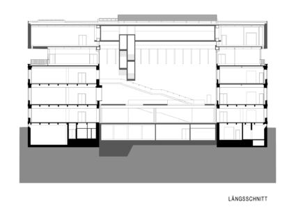 Nuovo museo, sezione (© Certov Winkler Ruck)