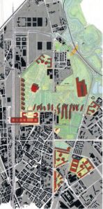 Progetto del 2002 di Mario Botta di ricucitura urbana