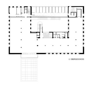 Nuovo museo, piano secondo (© Certov Winkler Ruck)