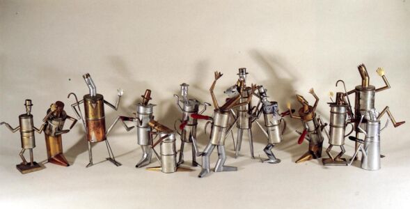 Riccardo Dalisi, Caffettiere Animate, foto Sergio Riccio, Courtesy Archivio Riccardo Dalisi