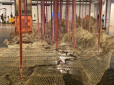 Dettaglio installazione prima sala (© Francesca Petretto)