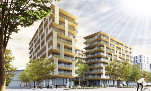 House-in-MilanoSesto di 02Arch è il progetto vincitore del concorso nazionale indetto nel 2018 da MilanoSesto e Cnappc per la realizzazione di un edificio residenziale in edilizia convenzionata (© 02Arch)