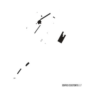 Gli edifici rimasti dopo le demolizioni