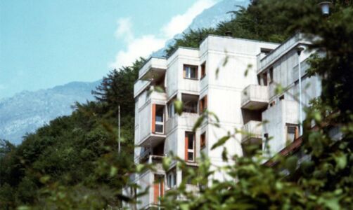 Edifici a Longarone per la ricostruzione post-Vajont