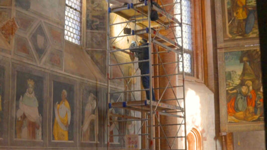 Restauri alla precettoria di Sant'antonio di Ranverso