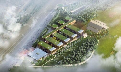 Planimetria della Città della Salute e della Ricerca a Sesto San Giovanni; progetto Mario Cucinella Architects (© Mario Cucinella Architects)