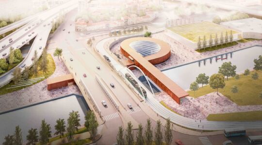 Pont de Bondy di BIG e Silvio d’Ascia Architecture © BIG _ Silvio d_Ascia Architecture _ Société du Grand Paris