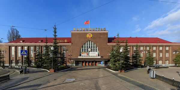 La stazione Kaliningrad-Passaschirski