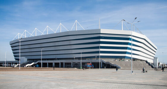 L’Arena Baltika, oggi Rostec Arena, realizzata nel 2018