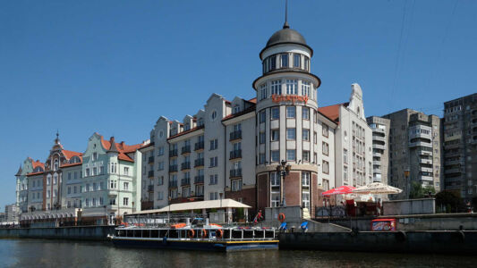 L’hotel Kaiserhof, nel complesso del “villaggio dei pescatori”