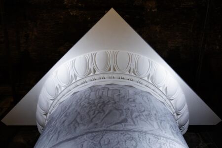 Riproduzione sommoscapo (© Archivio Parco archeologico Colosseo)