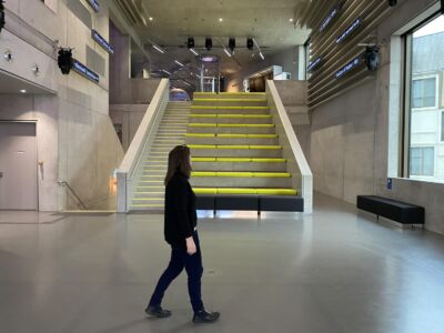 Zukunftsmuseum Nürnberg. Spazio per conferenze e incontri con le scolaresche. Foto di Francesca Petretto