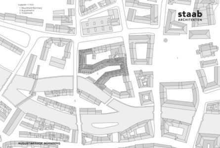 Planimetria. Courtesy Staab Architekten