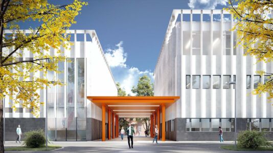 Ingresso principale Universita di Udine (Progetto CMR)