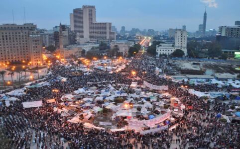 Protesta di Piazza Tahrir, 2011 (© Jonathan Rashad)