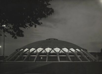 Esterno notte nel 1960 courtesy Pier Luigi Nervi Project Fondation