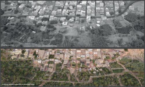 Oasis, stato attuale e progetto (© Prior + Partners)