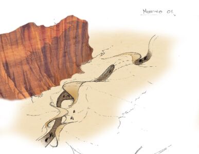 Schizzo per Azulik (© Roth Architecture)