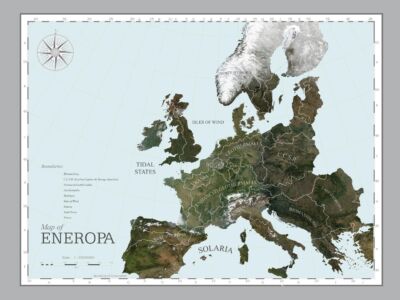 OMA, Eneropa Map, 2010 © OMA