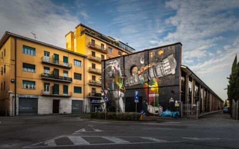 Centro Maccarrone. Titolo Connessioni - Galileo Galilei. Autore Kobra 2024