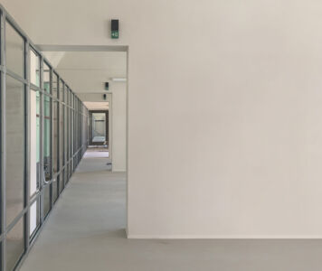 MUDET: fase di cantiere con la realizzazione della "spina centrale"