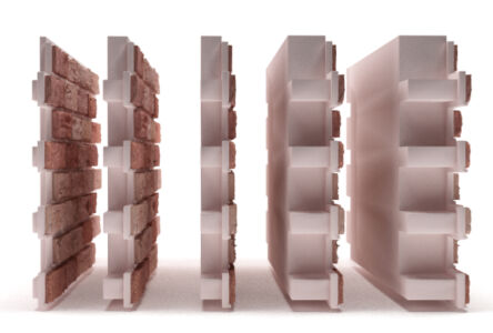 Pannelli ISOVISTA® visti di profilo