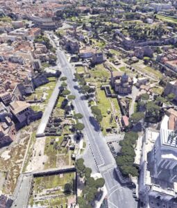 Via dei Fori Imperiali oggi
