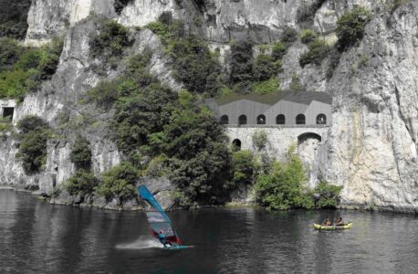 Ciclovia Limone-Riva del Garda: render (Uff. stampa Provincia autonoma di Trento)