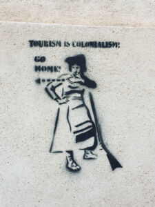 Graffiti di protesta a Palermo, © Karin Lux