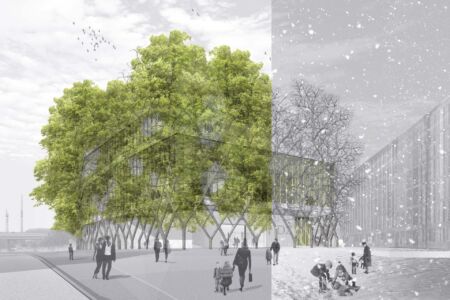 La facciata botanica di Museion a Stoccarda, OLA Architects
