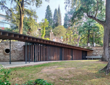 Betta Zoccatelli Architettura Sensibile, Copertura Arboreto di Arco