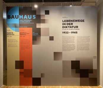 Dettaglio inizio terza mostra allo Schiller Museum di Weimar (© Francesca Petretto)