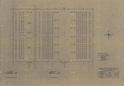 Fritz Ertl, planimetria del campo di concentramento di Auschwitz (© Archiv Yad Vashem)
