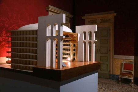 Modello sezionato del Teatro alla Scala